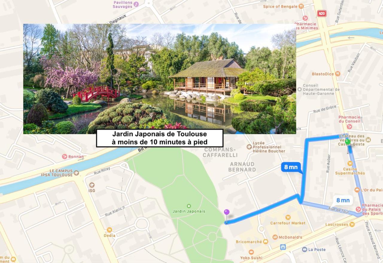 Le St Honore - Appartement Toulouse Centre Avec Chambre & Parking Exterior photo